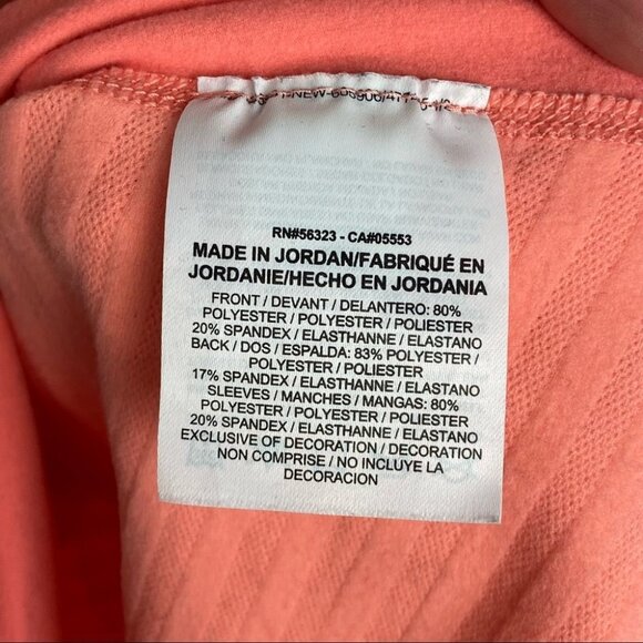 Nike Pro Training Jacket Sunblush Pinks Size XS Run‎ Fitness Athleisure Pullover - Picture 6 of 12